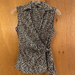 Express Leopard Top - XS
